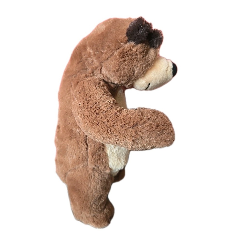 Masha And The Bear Stuffed Animal Plush 9" Simba Toys Brown Embroidered Eyes EUC - Picture 5 of 12